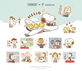 SNOOPY貼圖洗版LINE群組衝冠軍