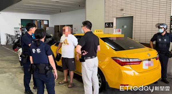 ▲林姓司機載應召女工作，在摩鐵外被查獲             。（圖／記者吳奕靖翻攝）