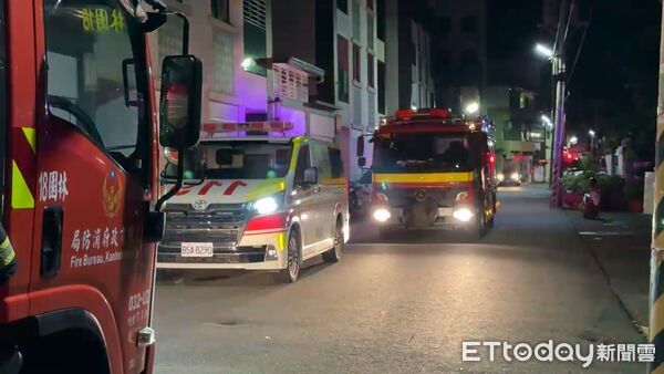 ▲▼高雄移工宿舍起火 。（圖／記者吳奕靖翻攝）