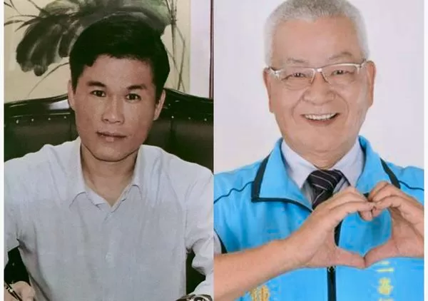 ▲竹塘鄉長蔡碩任(左)及二崙鄉長鍾東榮(右)。（合成圖／記者唐詠絮翻攝）