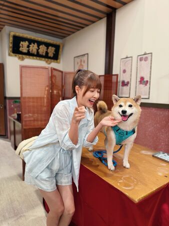 ▲謝京穎在《好運來》與洪浩竣有許多吻戲。（圖／民視提供）