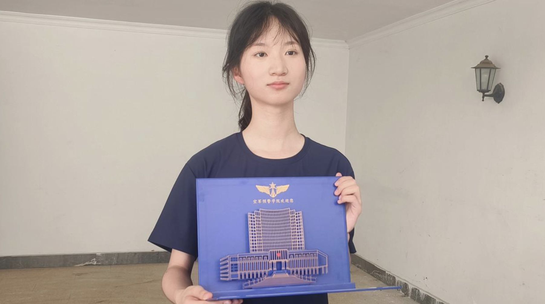 ▲湖北省唯一錄取解放軍空軍預警學院的女孩李汪晏。（圖／翻攝極目新聞）