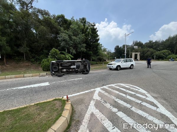▲金門車禍。（圖／記者林名揚翻攝，下同）