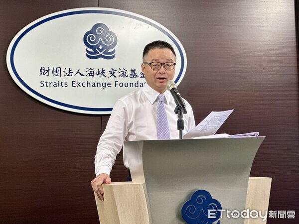 ▲▼海基會秘書長羅文嘉。（圖／記者蔡紹堅攝）