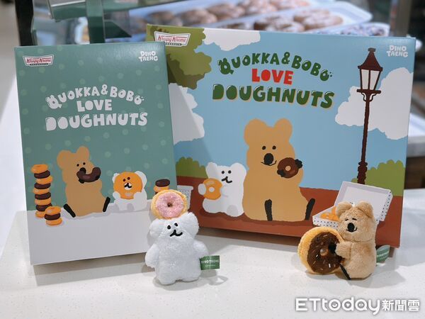 ▲▼Krispy Kreme聯名DINOTAENG。（圖／記者蕭筠攝）
