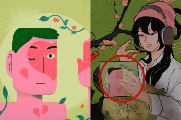 ▲網友們指出，疑似抄襲之處。（圖／翻攝自微博）