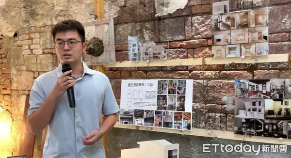 ▲2025台南建築三年展選在中西區信義街咾咕石黃宅登場，歷經四年修復的黃宅展現出歷史與現代交會的建築語彙，吸引建築愛好者前往朝聖。（圖／記者林東良翻攝，下同）