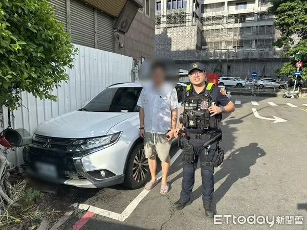 ▲一家三口從桃園直奔台中吃美食，但停車、找車就超過1小時。（圖／警方提供，下同）