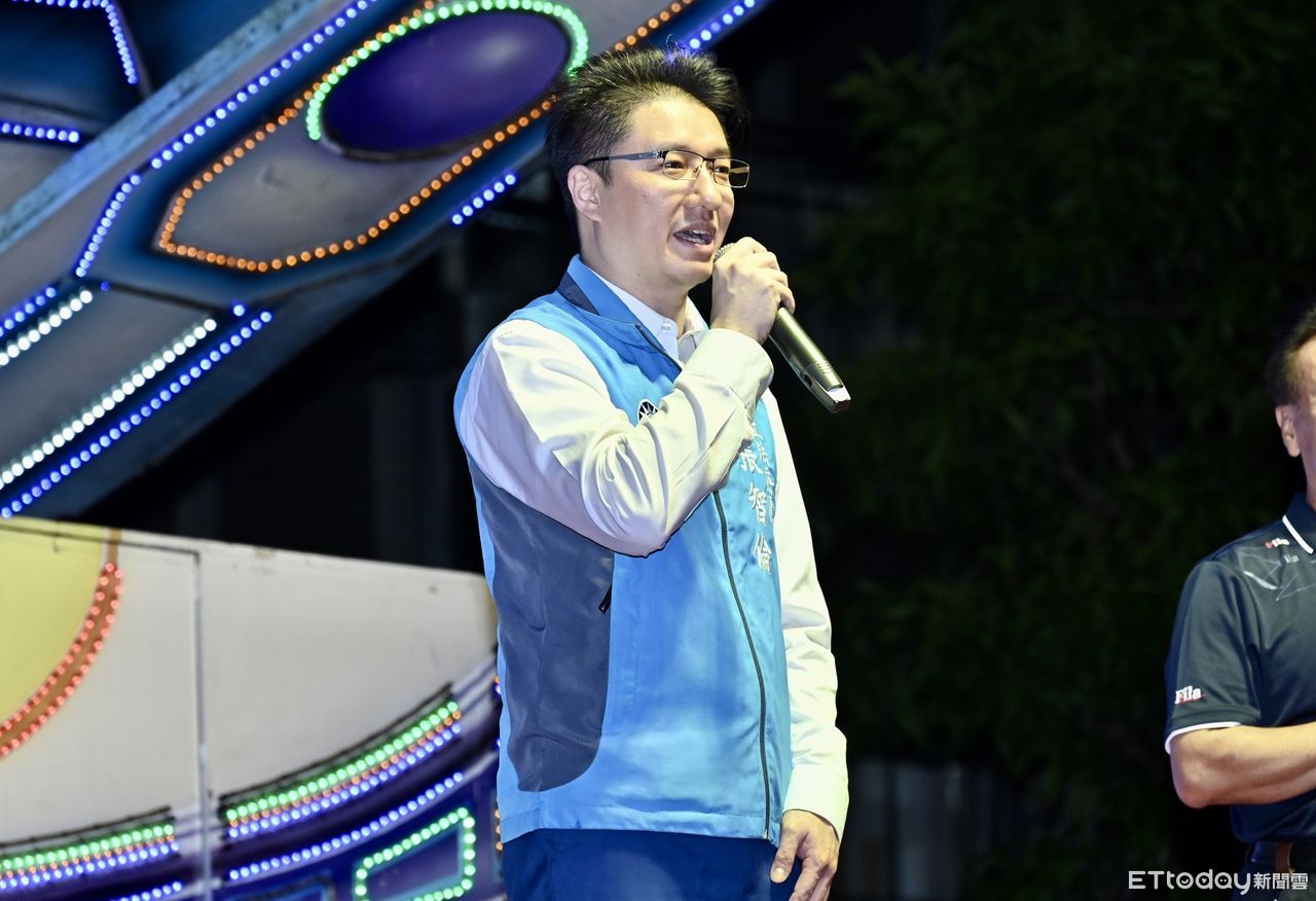 蔣萬安跨區到新北挺張智倫　喊：民主不能只剩一種聲音