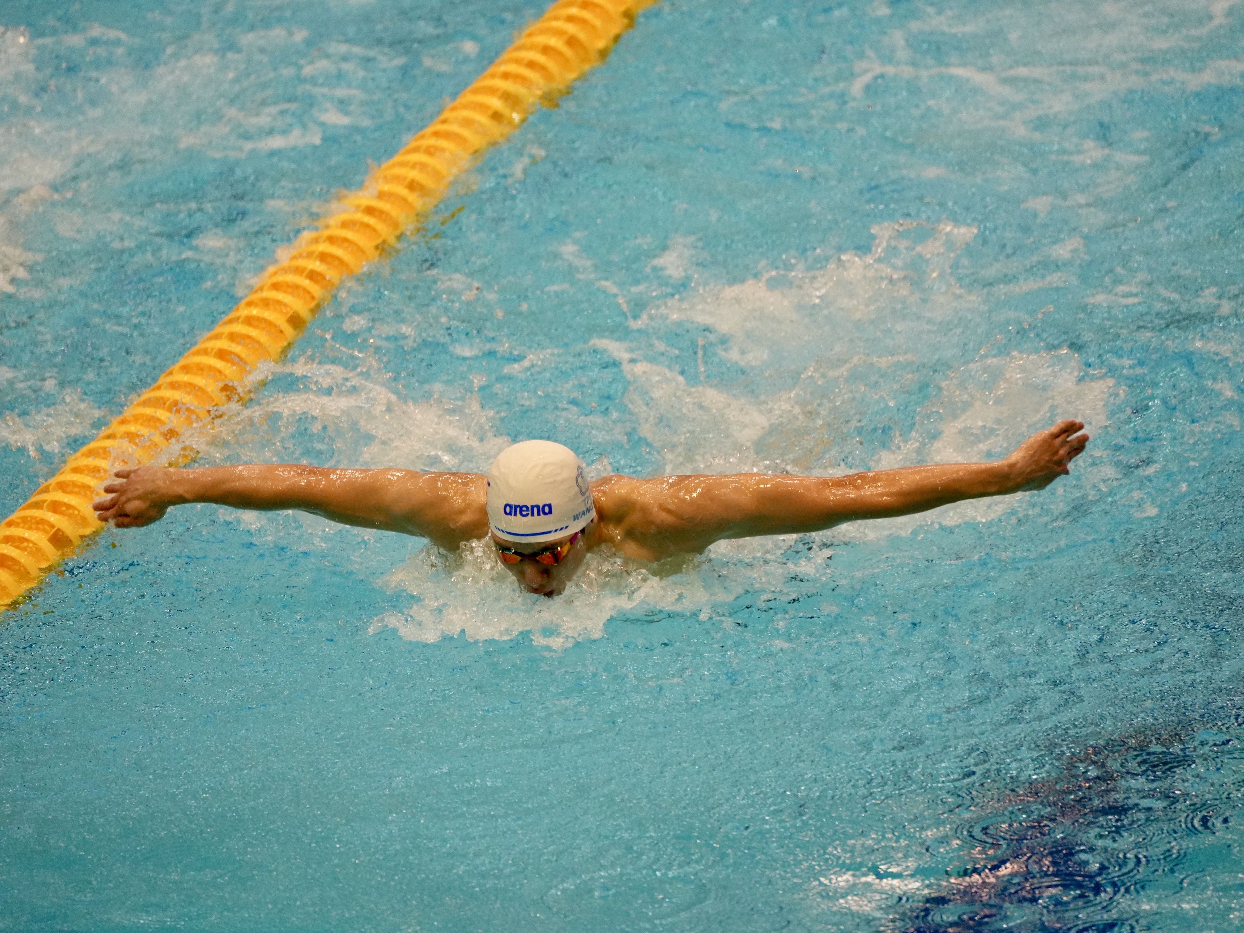 ▲▼德國萊茵魯爾世大運，「台灣蝶王」王冠閎出戰200蝶。（圖／大專體總提供）
