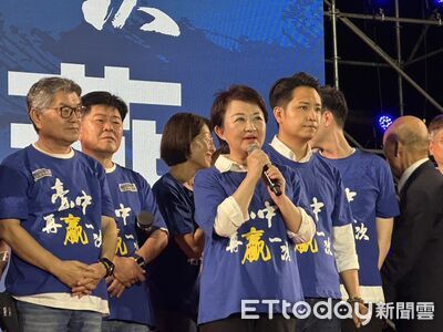 盧秀燕大雨中激情催票！「3主題」要大家蓋下不同意