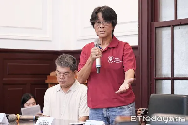 ▲▼ 臺師大本校女子足球隊事件處理進度說明 -周台英。（圖／記者黃克翔攝）