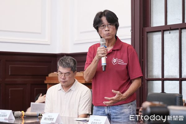 ▲▼ 臺師大本校女子足球隊事件處理進度說明 -周台英。（圖／記者黃克翔攝）