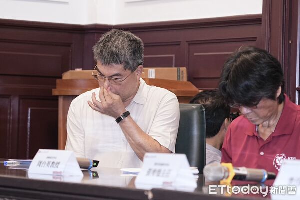 ▲▼ 臺師大本校女子足球隊事件處理進度說明 -陳忠慶  。（圖／記者黃克翔攝）