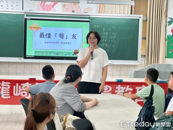 ▲台南市教育局在龍崎舉辦食農親子體驗營，孩子們開心體驗挖筍樂趣。（記者林東良翻攝，下同）