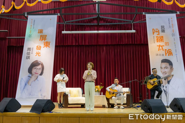 ▲民雄到屏東市公所演講。（圖／屏東市公所提供）