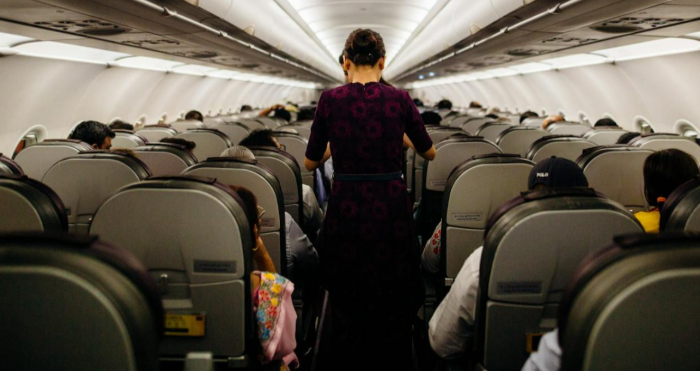 ▲空姐,空少,飛機,坐飛機。（示意圖／翻攝自pixabay）