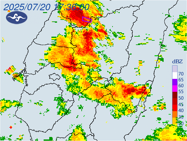▲▼大雷雨。（圖／中央氣象署）