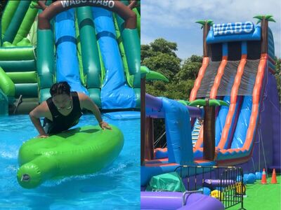 桃園最新「大型氣墊水樂園」夏季限定