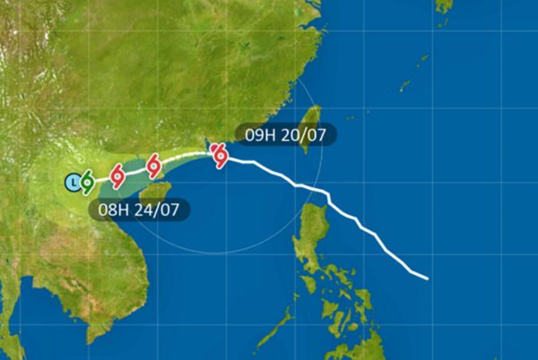 ▲▼香港預測薇帕颱風路徑。（圖／香港天文台）