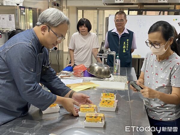 ▲台南市勞工局於曾文園區舉辦烘焙課程，吸引許多勞工朋友熱情參與。（記者林東良翻攝，下同）