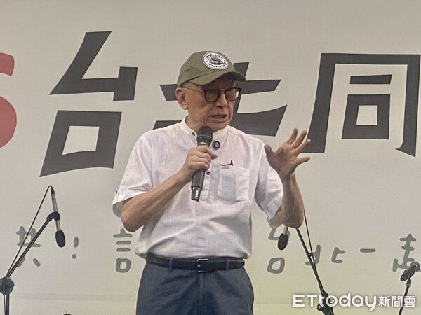 ▲▼聯電創辦人、罷免國民黨立委徐巧芯領銜人曹興誠，「726台北同意罷」大安文山場。（圖／記者黃國霖攝）