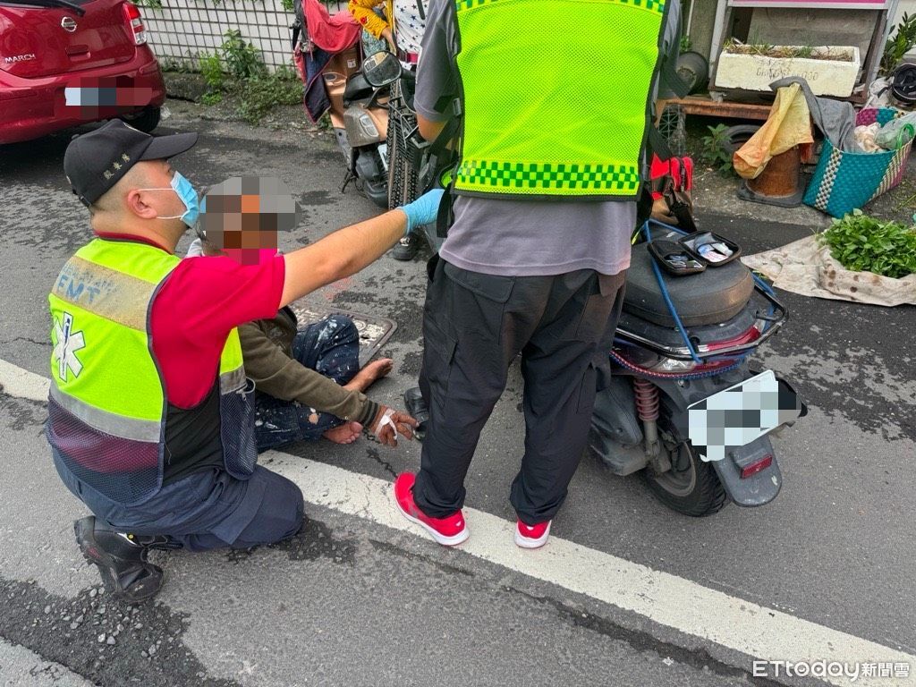 7旬翁疑高溫中暑路倒衛生所前　內埔警+消防急送醫