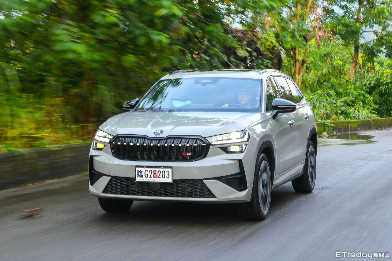 ▲熱血7人座休旅來襲！新一代Skoda Kodiaq RS開賣。（圖／記者徐煜展攝）