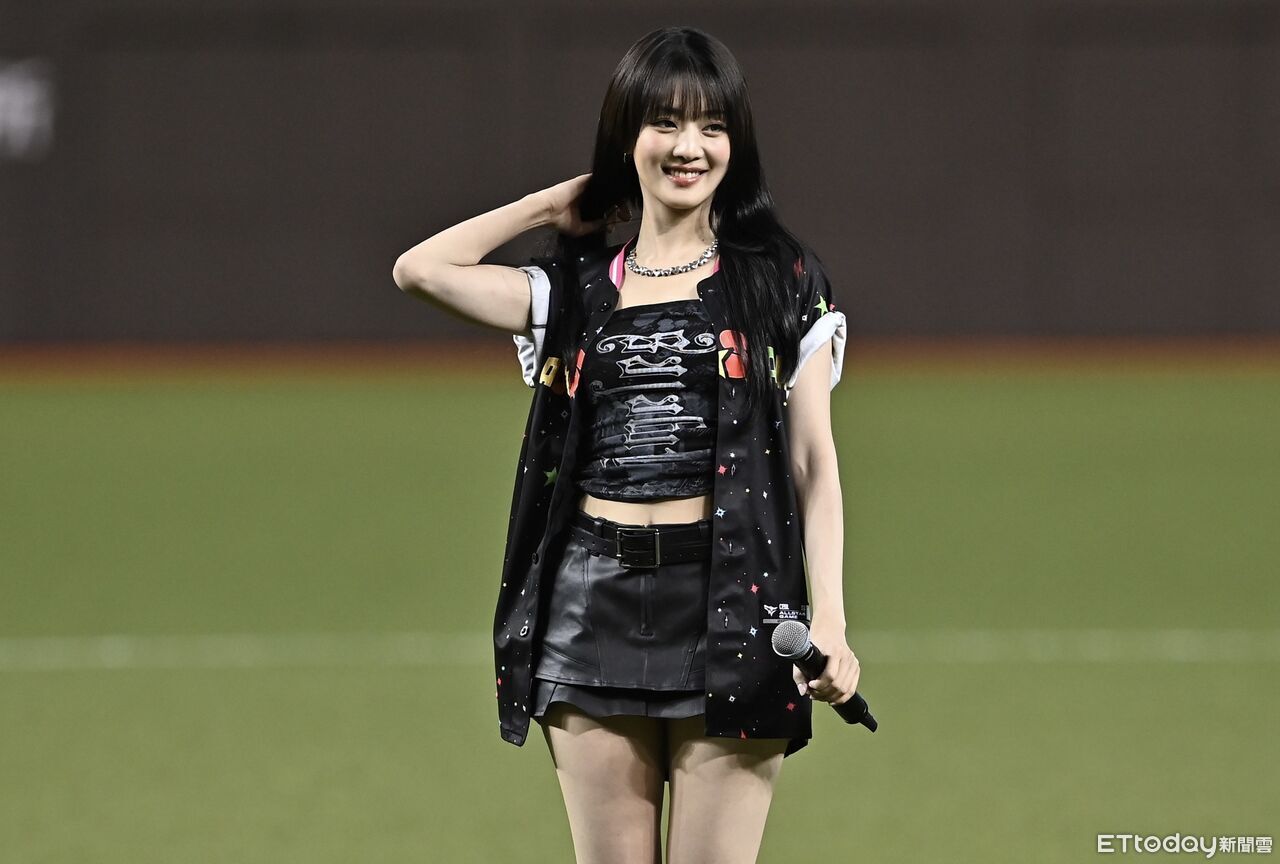 ▲ 2025中職明星賽，開球嘉賓i-dle Minnie。（圖／記者李毓康攝）