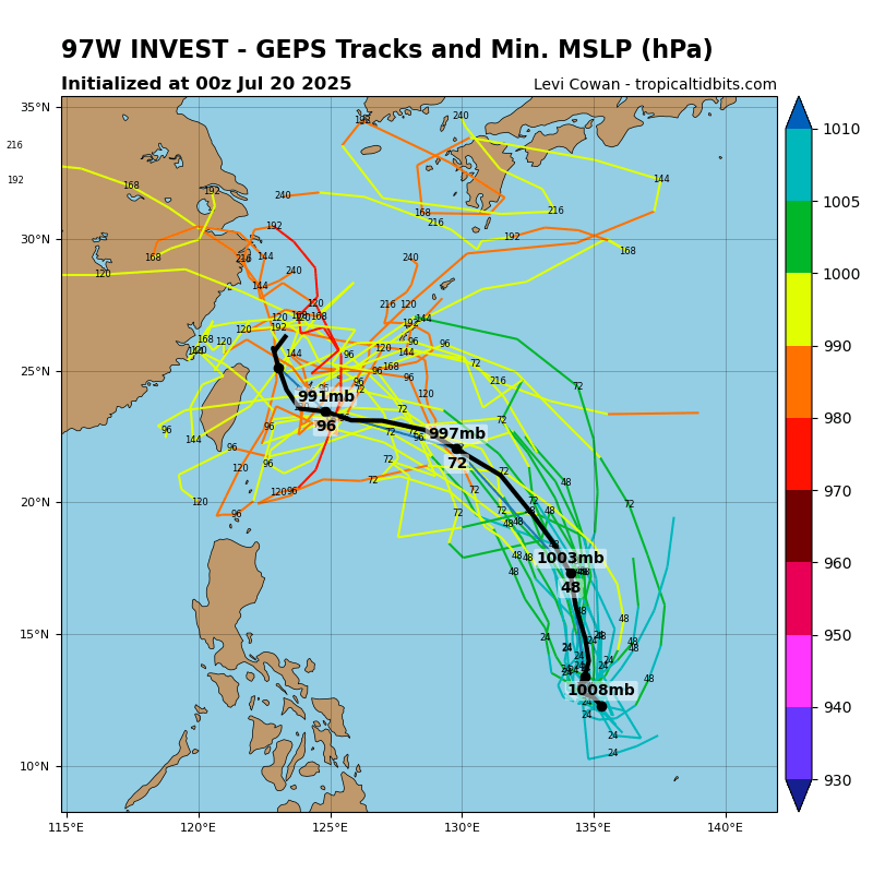 ▲▼             。（圖／NCDR、翻攝tropicaltidbits、weathernerds）
