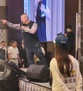 ▲▼館長陳之漢反罷免宣講。（圖／翻攝自Facebook／施淑婷）