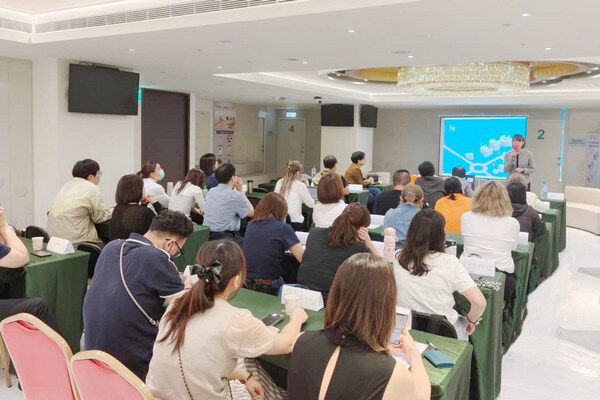 ▲敏盛醫療50週年，昇捷建設分享以ESG視角探索健康城市未來