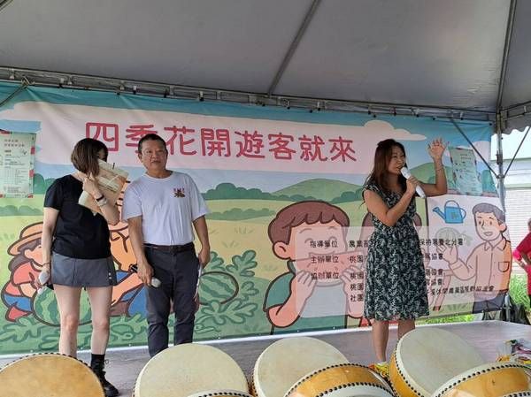 ▲桃園溪海地區跨域農遊登場，觀旅局長陳靜芳行銷珍珠海岸計劃