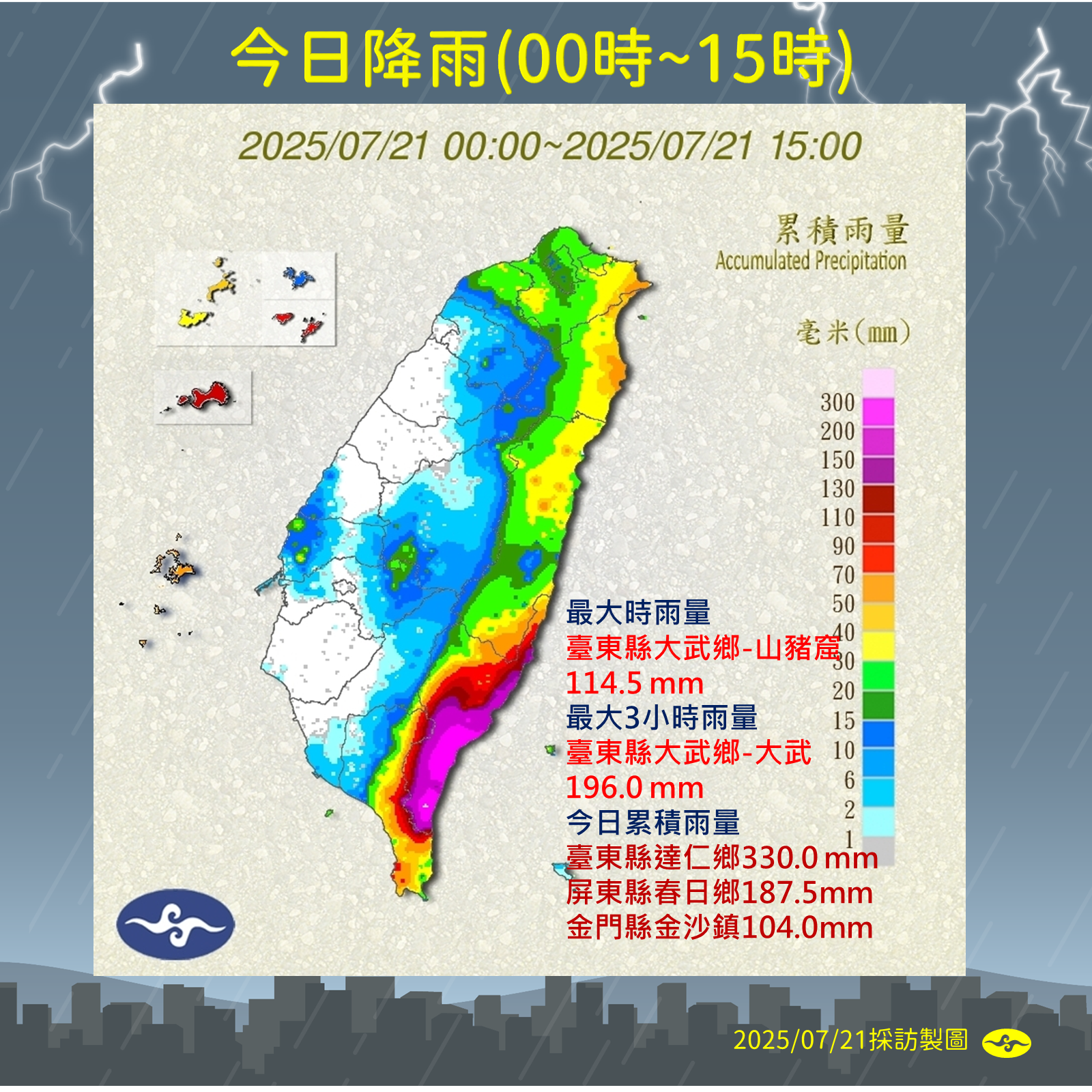 ▲▼天氣趨勢。（圖／氣象署提供）