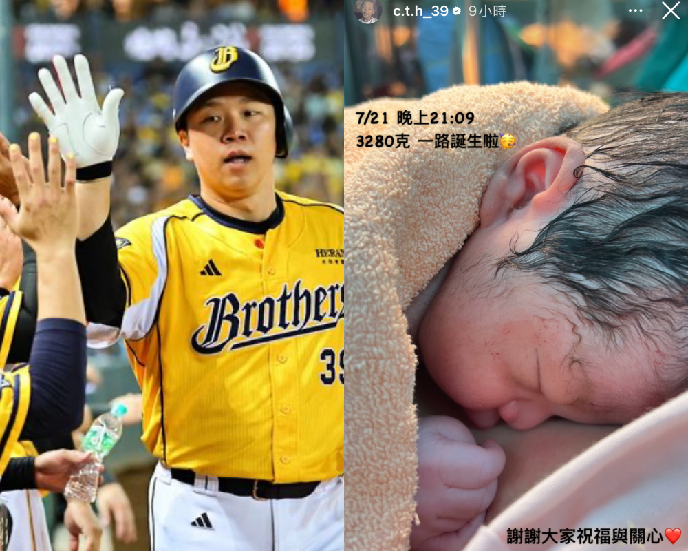 ▲詹子賢、王政順。（圖／林敬旻攝、中信兄弟提供、IG）