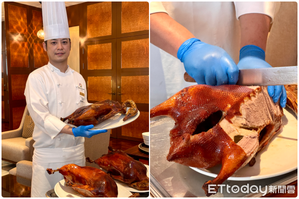 ▲大倉久和大飯店,大倉久和大飯店菁英客房,桃花林片皮雲林鵝三吃,大倉久和大飯店行銷業務部總監蔡佳伶。（圖／記者彭懷玉攝）