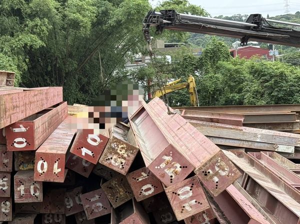 ▲彰化芬園營造工地，25歲工人遭鋼樑重壓死亡。（圖／民眾提供）