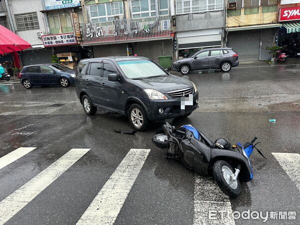 ▲台東車禍，騎士受傷送醫。（圖／記者楊晨東翻攝，下同）