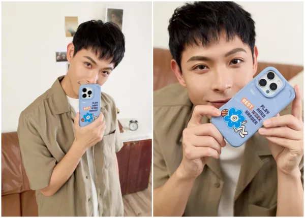 ▲連晨翔設計手機殼，將寶寶超音波照的概念融入。（TOYSELECT提供）