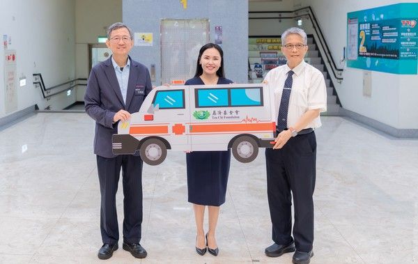 ▲桃園捐贈6部再利用救護車供蒙古國使用