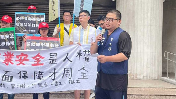 台灣警察工作權益推動協會常務理事蕭仁豪指出，《消防法》與《職安法》在制度設計本質上便不同，因此修正《消防法》對於基層的職安保障仍十分有限。（圖／翻攝自台灣警察工作權益推動協會臉書）