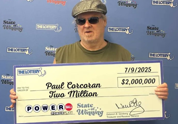 男誤買同號碼彩券　開獎發現「一晚爽中2次」獲5千多萬元。（圖／翻攝自Massachusetts State Lottery）