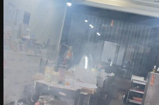 ▲鹿港一間美甲店發生粉塵機爆炸。（圖／民眾提供）