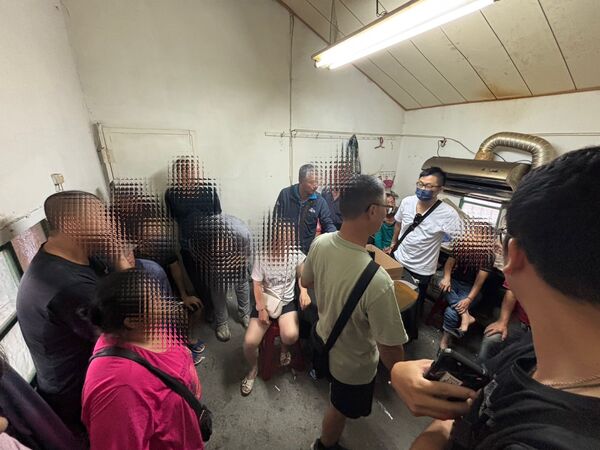 ▲彰化北斗警分局查獲聚賭21人帶回。（圖／警方提供）