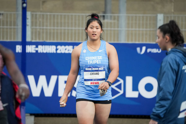 ▲台灣18歲女將江靜緣挺進本屆世大運鉛球決賽。（圖／大專體總提供）