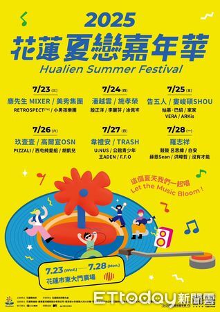 ▲▼花蓮夏戀嘉年華將從23日起一連6晚在東大門廣場盛大登場，堅強卡司全曝光。（圖／記者王兆麟翻攝，下同）