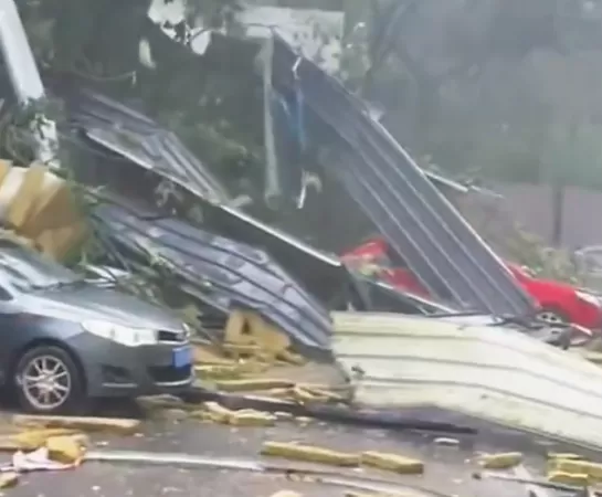 ▲山東災情。（圖／翻攝自微博）