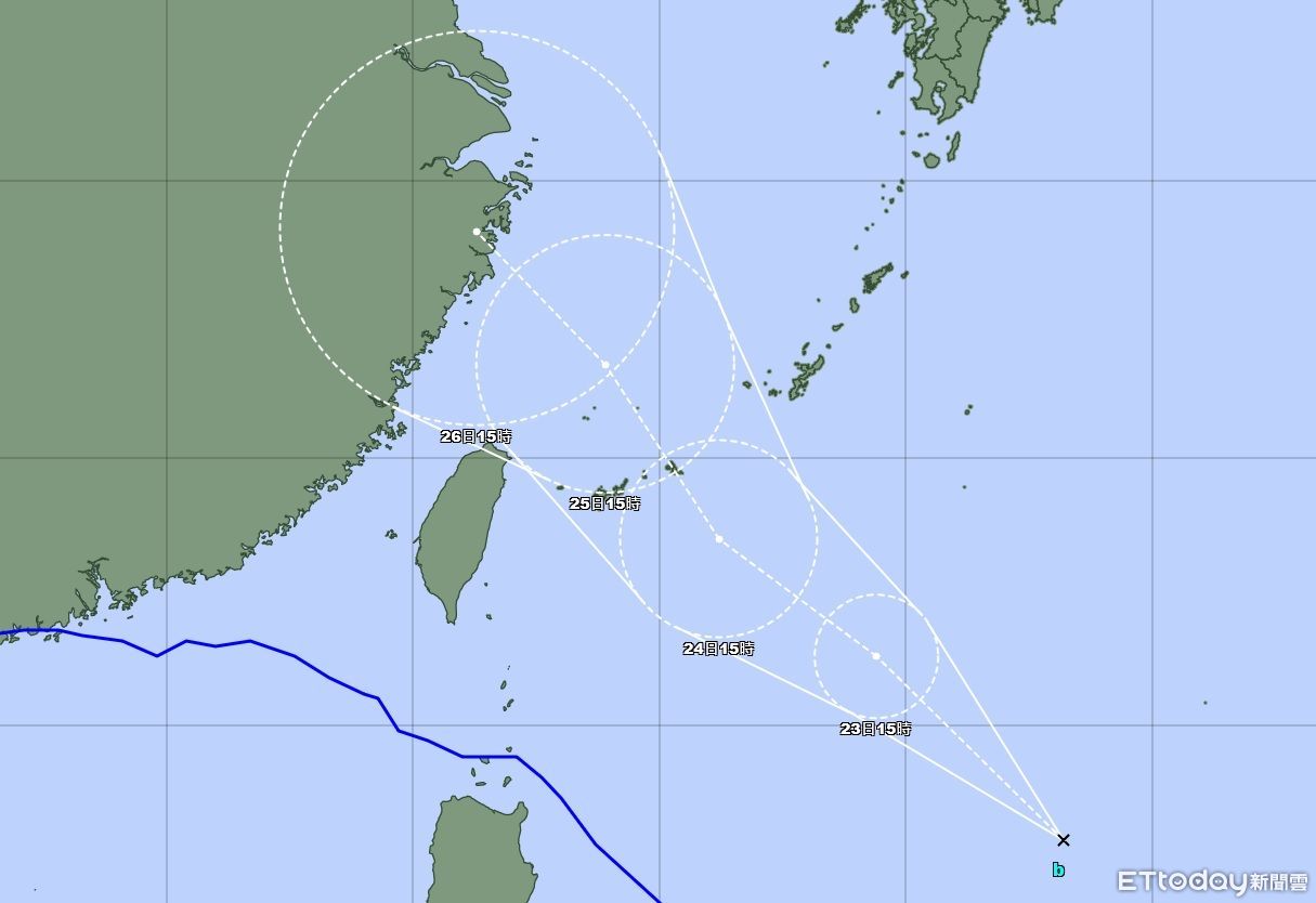 快訊／范斯高颱風估明天生成！日氣象廳發烈風警報　最新路徑曝