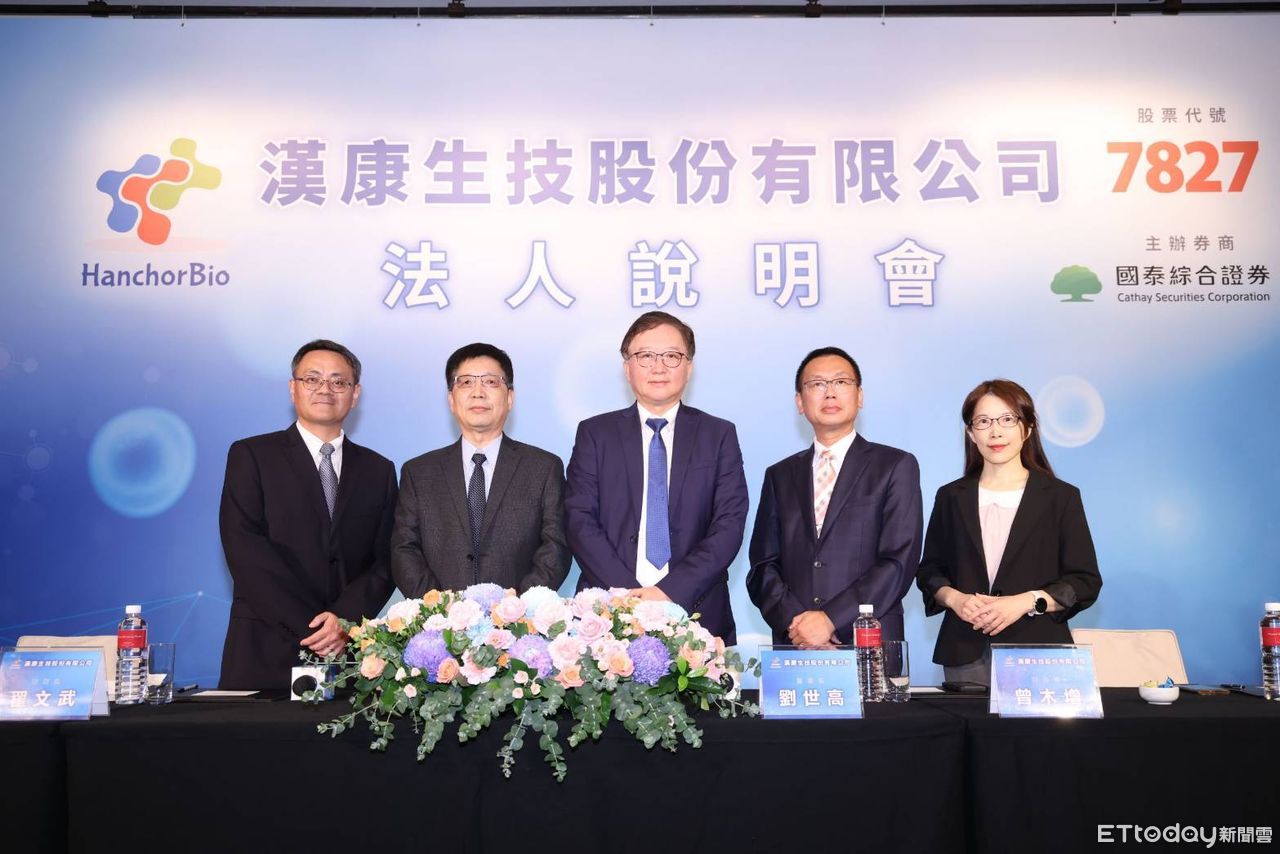 漢康法說會釋出新藥臨床進度　胃癌與頭頸癌顯著縮瘤