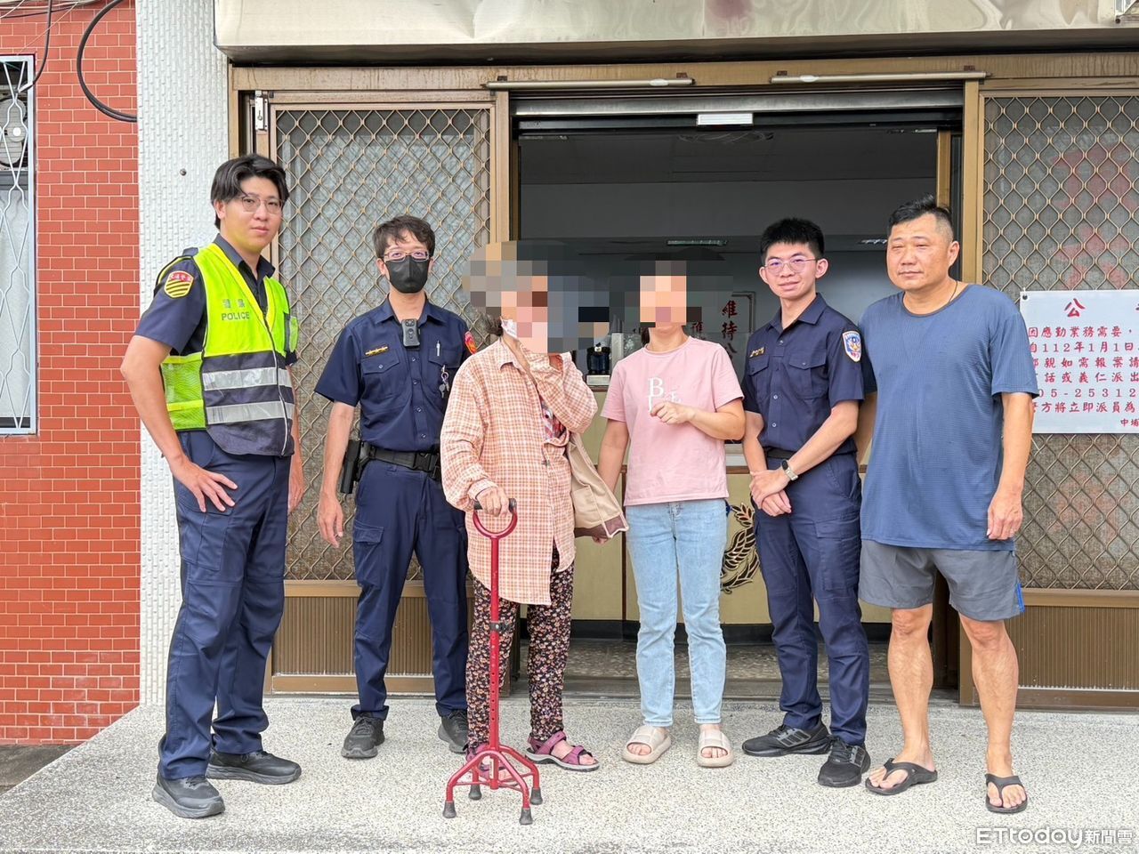 暖心故事！ 　中埔警方成功協助失智婦安全返家
